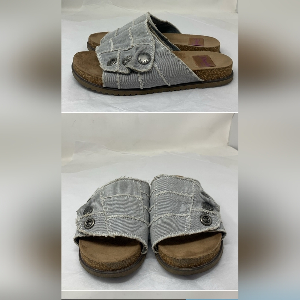 Denim slides